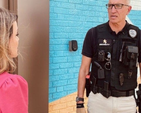 Security guard saves baby from choking at community baby shower