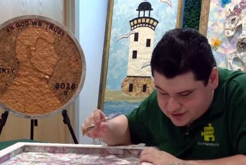 Meet the savant eco-artist with autism who proves all trash can become treasure
