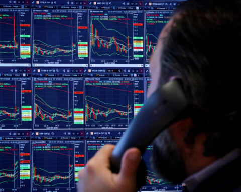 Wall St subdued at open on final trading day of strong quarter