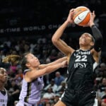 Aces rule out A'ja Wilson for Commissioner Cup final vs New York after ankle tweak