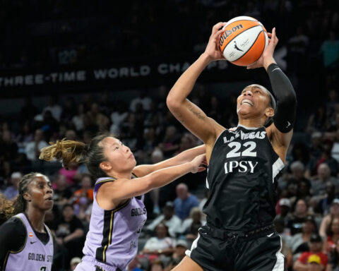 Aces rule out A'ja Wilson for Commissioner Cup final vs New York after ankle tweak