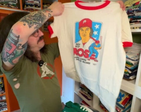 Meet the collector with 3,000 vintage T-shirts who's keeping Philly's past alive