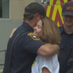 Woman reunites with first responders who saved her after she was hit by lightning