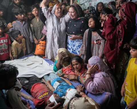 Roof of tutoring center collapses in eastern Pakistan, killing at least 14 children, police say