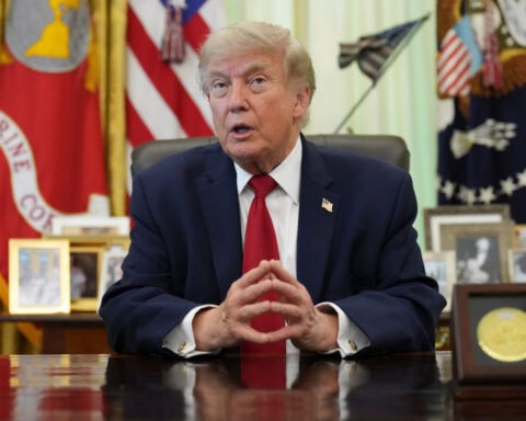 The Latest: Federal filing shows Trump took in about $1.2 billion from crypto businesses last year