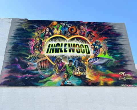 Soccer-Inglewood, once known for danger, uses World Cup to rebrand as a fun place