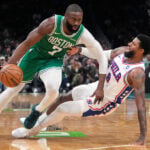 Another blockbuster: Jaylen Brown getting traded by Celtics to 76ers for Paul George, draft picks
