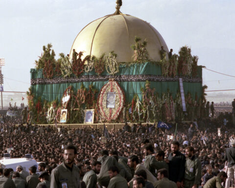 Millions of mourners attended funeral of Iran's Ayatollah Ruhollah Khomeini