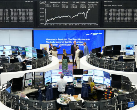 Shares pull back as markets await likely payrolls beat