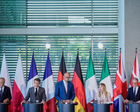 Facing barbs and pressure from Trump, Europe's leaders close ranks
