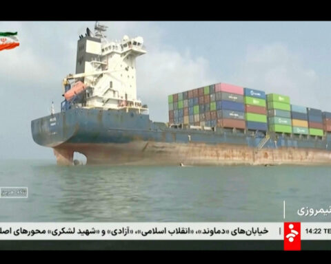 FACT FOCUS: Iran claims a foreign ship got stuck in Strait of Hormuz. But it is tied to Tehran