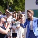 Kate, the Princess of Wales, visits Wimbledon tennis