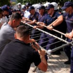 Albanian police use tear gas and pepper spray as Tirana protest turns violent