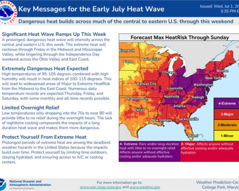 As a major heat wave grips the eastern US, here’s how to stay safe – and the heat stroke warning signs to watch for