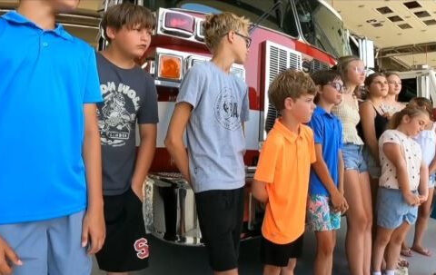 Kids rescue missing dog ejected from car