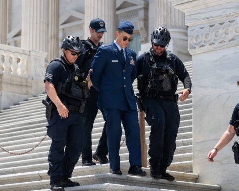 US service member arrested at Capitol after calling for Trump’s impeachment