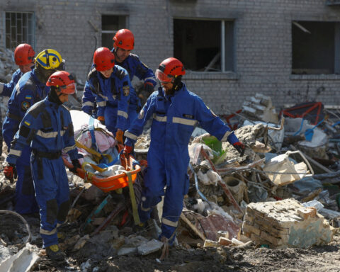 When Russia strikes, Kyiv's volunteer rescuers rush to help
