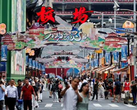 China's June services activity slows slightly, private PMI shows