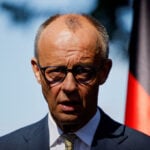 In riposte to Trump, Merz says Germany can defend its military spending push