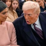 Trump reads a children's book on Usha Vance's podcast, then riffs on past presidents and himself