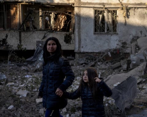Ukrainian family in Kyiv loses treasured cultural items in Russian attack