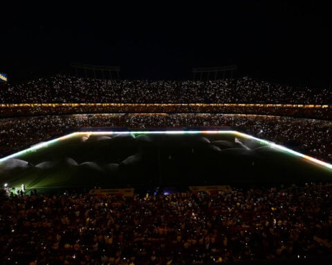 One Extraordinary Photo: A stadium lit up by smartphones