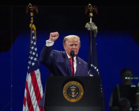 Trump mixes patriotism with partisanship as he celebrates America's 'joyous' 250th anniversary