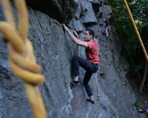 As war grinds on, Ukrainian climbers build a new outdoor culture inspired by Yosemite