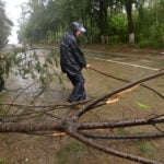 Heavy rains leave 5 dead in China's north while Tropical Storm Maysak hits the south and Vietnam