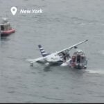 Small plane makes hard landing into New York’s East River, officials say