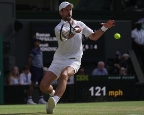 Djokovic breaks another Federer record at Wimbledon despite 'meltdowns' on Centre Court