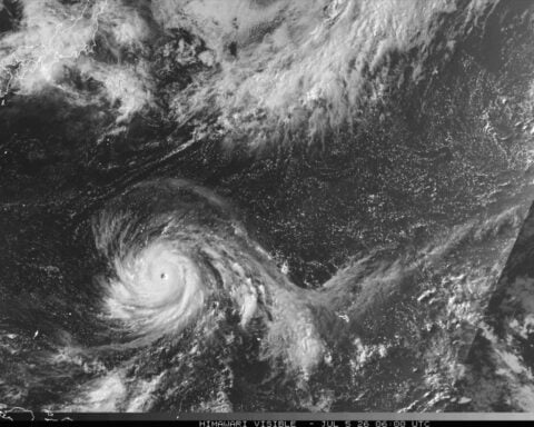 Fierce winds hit US Pacific territories as Super Typhoon Bavi makes landfall near Guam