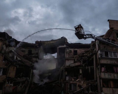 Russian strikes kill 28 in Kyiv area, exposing Ukraine air-defence shortages