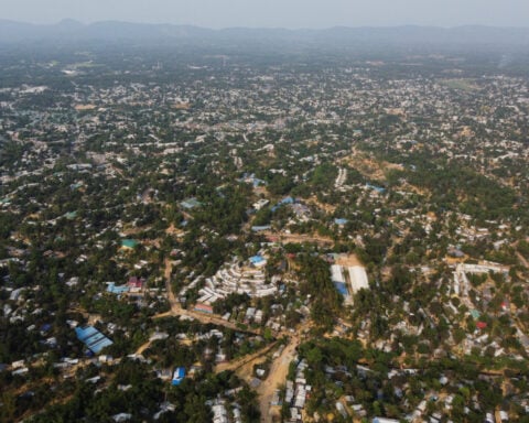 Eight killed in landslides at Rohingya refugee camps in Bangladesh