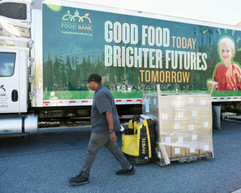 Why only 13% of surplus food gets donated by US supermarkets and other retailers to help hungry people – and how food pantries are trying to gather more