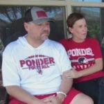 Coach receives heartwarming welcome home after freak track meet accident