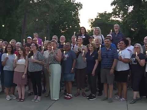 Candlelight vigil in Kansas City raises awareness of human trafficking during World Cup