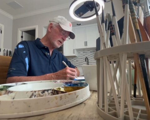 Man with Parkinson's paints 50 capitols for America's 250th birthday