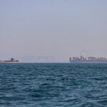 Tanker set ablaze after being struck by projectile in the Strait of Hormuz as Iran mourns Khamenei
