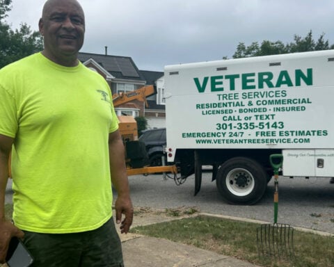 Veteran-owned tree service helps neighbors clean up after severe storms