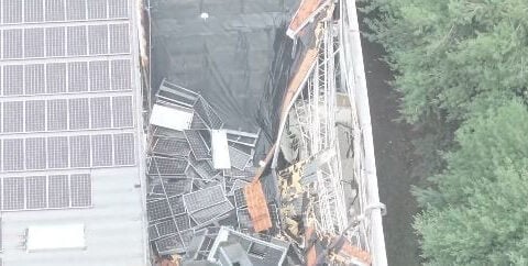 Dramatic video shows roof collapse at BJ's Wholesale Club amid heavy rain
