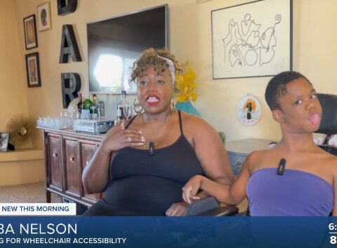 Lack of accessibility; Woman and daughter stranded at auto repair shop