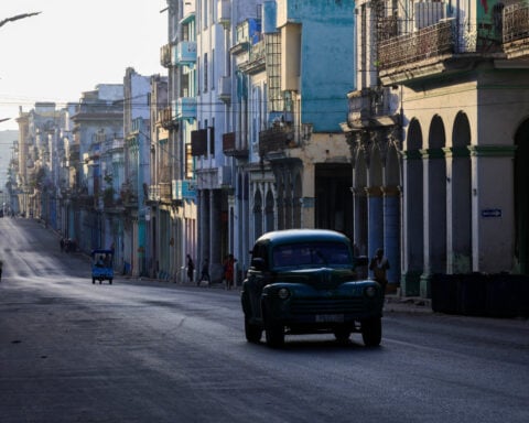 Protests break out in Havana as Cuba struggles to restore electricity