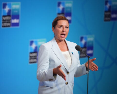 The Latest: Danish prime minister vows to defend Greenland during NATO summit in Turkey