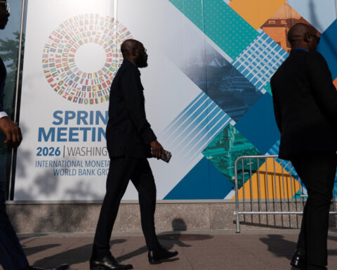 IMF expects world economy to grow a sluggish 3% this year, weighed down by Iran war but helped by AI