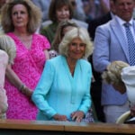 Queen Camilla visits Wimbledon and is joined by actor who played her husband
