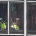 Some evacuation orders and street closures remain as work continues on a NYC high-rise that buckled