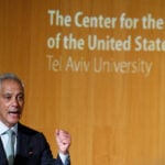 Democrat Rahm Emanuel tells Israel to change course or risk US alliance