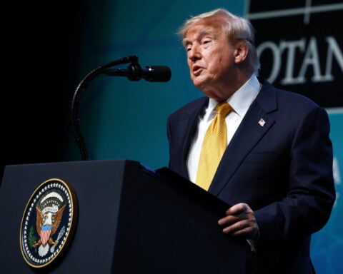 Trump cites 'tremendous unity' at NATO summit, progress on defense spending