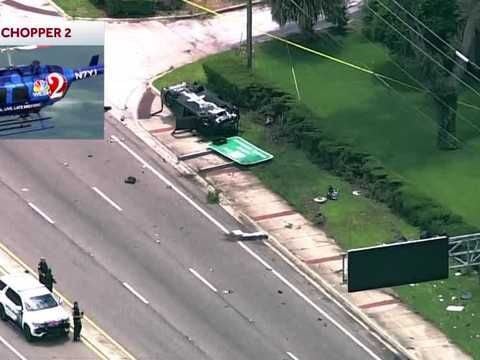 Suspected drug trafficker causes fiery crash killing 2 people in Seminole County, police say